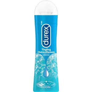Durex Play Tingling Intimate Lubricant 100ml - Water-Based Zingy Sensations for Oral, Vaginal & Anal