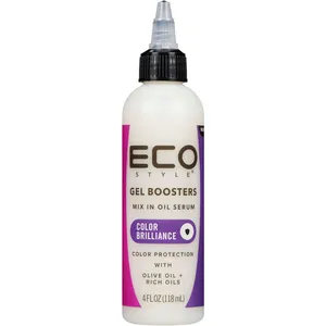 Eco Style Gel Booster Color Brilliance Oil Serum 4 Oz for Healthy Hair Growth & Nourished Scalp