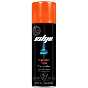 Edge Sensitive Skin Shave Gel with Aloe for Smooth, Irritation-Free Shaving - 7 oz