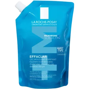 Effaclar Purifying Foaming Gel Refill 400ml for Oily and Sensitive Skin - Gentle Cleanser