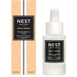 Energizing Mandarin & Yuzu Misting Diffuser Oil with Basil and Spearmint for Uplifting Aromas