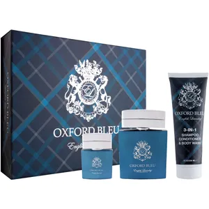 English Laundry Oxford Bleu Gift Set - Captivating Eau de Parfum with Mint, Apple, Lemon, and More