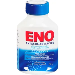 Eno Effervescing Powder for Heartburn & Indigestion Relief - 5g Antacid Drink Mix