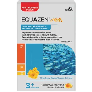 Equazen ADHD Concentration Support for Kids - Clinically Proven Fish Oil Formula