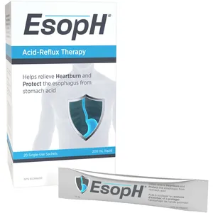 EsopH Acid Reflux Therapy for Heartburn Relief - Clinically Proven Formula with Chondroitin Sulfate