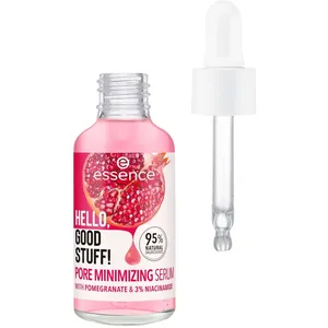 Essence Hello, Good Stuff! Pore Minimizing Serum - PINK, 95% Natural Ingredients, 3% Niacinamide