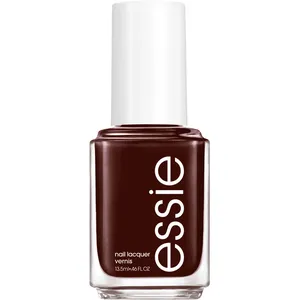 Essie Odd Squad Dark Brown Vegan Nail Polish - 13.5 ml - Glossy Shine Finish, Salon Quality