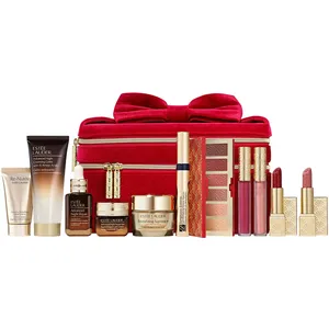 EstÃ©e Lauder 9 Full-Size Favourites + 2 Deluxe Travel Sizes in Eco-Friendly Train Case