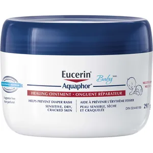 Eucerin Aquaphor Baby Healing Ointment for Sensitive Skin, 297g - Prevents Diaper Rash, Soothes Irritation