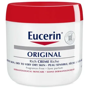 Eucerin Original Cream for Very Dry Sensitive Skin - Long-Lasting Moisturization & Protection