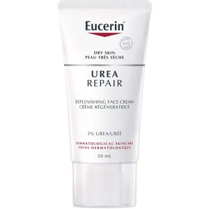 Eucerin Replenishing Face Creme Day 5% Urea for Dry to Very Dry Skin - Hydrating, Non-Greasy Moisturizer