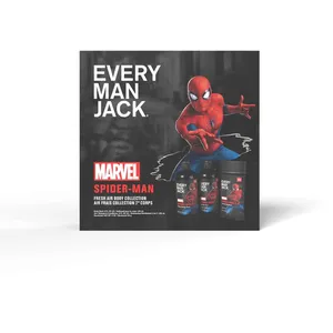 Every Man Jack Marvel Spider-Man Fresh Air Collection 2-in-1 Shampoo, Body Wash, Deodorant