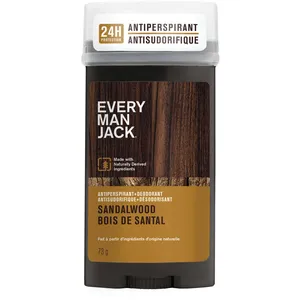 Every Man Jack Sandalwood Antiperspirant Deodorant - 24-Hour Odor Protection with Natural Ingredients