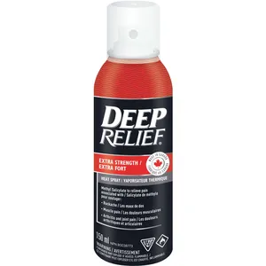 Extra Strength Heat Pain Relief Spray for Sore Muscles and Joints - Fast-Acting Formula