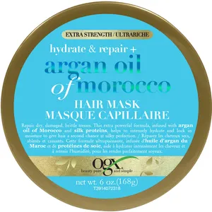 Extra Strength Hydrate & Repair Argan Oil of Morocco Hair Mask for Silky Smooth Hair