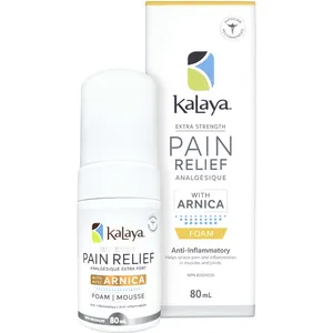 Extra Strength Pain Relief Foam with Arnica - Fast-Absorbing, No-Mess Formula for Muscle & Joint Pain