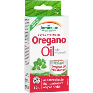 Extra Strength Vitamin E Oregano Oil - Antioxidant Support for Immune Health, 30 mL Dropper