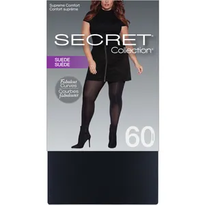 Fabulous Curves Supreme Comfort Suede Tight Noir Taille 3+ - Ultimate Comfort, Ultra Stretch