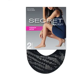 Fashion Foot Covers Noir - Discreet Comfort and Protection for Shoes and Feet