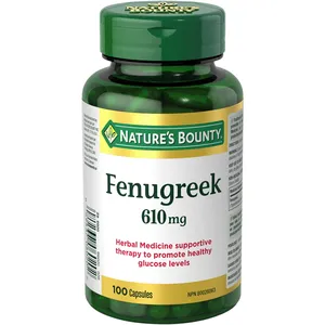 Fenugreek Supplement 610mg - Supports Healthy Glucose Levels & Promotes Milk Production