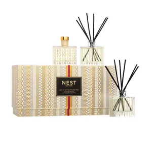 Festive Petite Diffuser Trio Set - Birchwood Pine, Holiday, Crystallized Ginger & Vanilla Bean