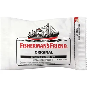 Fisherman's Friend Original Extra Strong Lozenges - Menthol & Eucalyptus Flavor, Gluten Free