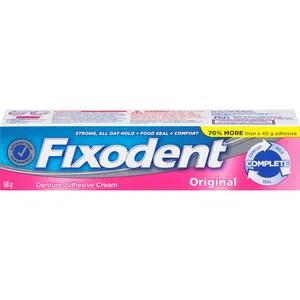 Fixodent Denture Adhesive Cream for Secure Hold and Comfort