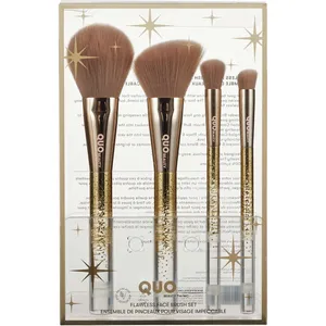 Flawless Face Brush Set with 4 Essential Brushes for Perfect Complexion - Cruelty-Free & Synthetic