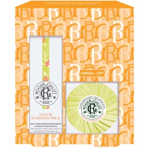Fleur d'Osmanthus Wellbeing Duo - Fragrant Water & Soap Set - Energizing Apricot & Mandarin Scent