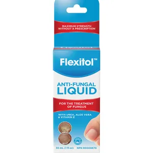 Flexitol Anti-Fungal Liquid - Maximum Strength Formula for Nail Fungus, Athlete's Foot, 25% Undecylenic Acid