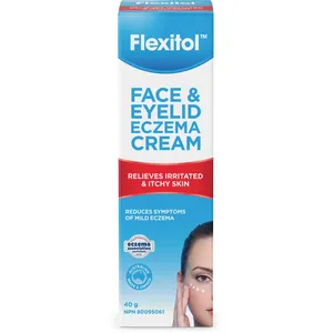 Flexitol Face & Eyelid Eczema Cream - Relieves Irritated Skin & Eczema with Colloidal Oatmeal, 50ml