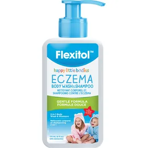 Flexitol Happy Little Bodies Eczema Body Wash & Shampoo - Soap-Free, Non-Irritating Formula