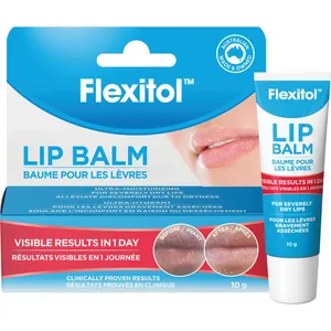 Flexitol Ultra Moisturizing Lip Balm for Severely Dry Lips with 2.5% Urea and Cacao Butter
