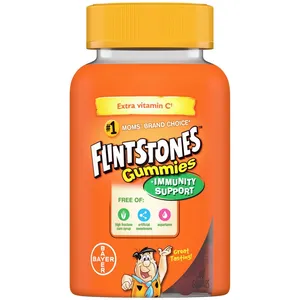 Flintstones Kids Multivitamin Gummies with Immunity Support, 60 Gummies, Chewy Fruit Flavors