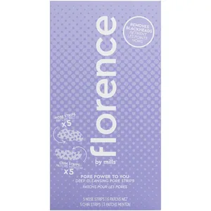 Florence By Mills Deep Cleansing Pore Strips - Remove Blackheads, Dirt & Oil for Clearer Skin