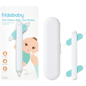 Frida Baby 3-in-1 Nose, Nail + Ear Picker Tool for Baby Care, Dishwasher Safe, Essential Hygiene