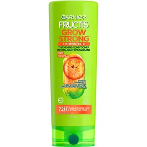 Fructis Grow Strong Thickening Conditioner, Vitamin C & Biotin for Fuller, Thicker Hair