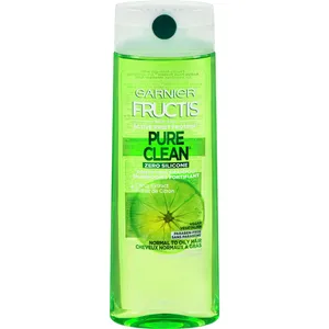 Fructis Pure Clean Shampoo - Fortifying Formula for Fresh Hair, Removes Dirt & Oils, Paraben-Free