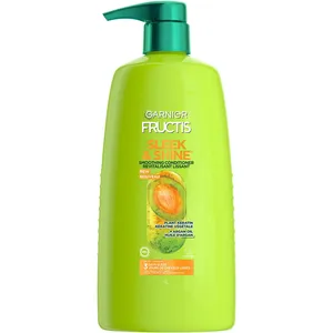 Fructis Sleek & Shine Conditioner for Frizz Control, 13.5 fl oz - Long-Lasting Sleek Hair