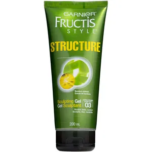 Fructis Style Structure Extra Strong Gel with Bamboo Extract for Strong Hold and Flexible Style