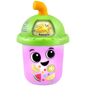 Fruit Colors Learning Smoothie Cup - Teething Toy with Color-Changing Straw & Fruit Songs for Kids