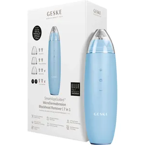 GESKE Microdermabrasion Blackhead Remover 7 in 1 - Pink Aquamarine, Flawless Skin at Home