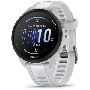 Garmin Forerunner 165 GPS Smartwatch - White, 43mm AMOLED, Heart Rate Monitor, 11 Days Battery Life