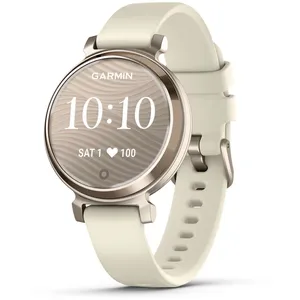 Garmin Lily 2 Cream Gold Smartwatch - Stylish Design, Health Tracking, Up to 5 Days Battery Life