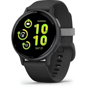 Garmin Vivoactive 5 Black Smartwatch with AMOLED Display, 11 Days Battery Life, Sports Apps