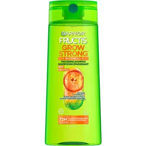 Garnier Fructis Grow Strong Thickening Shampoo, 12 oz – Vitamin C & Biotin for Fine Hair