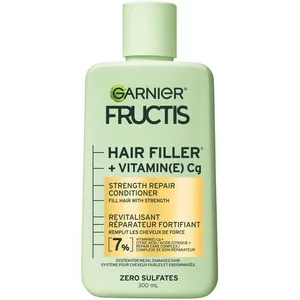 Garnier Fructis Hair Filler Conditioner with Vitamin Cg for Weak Damaged Hair, 79% More Strength