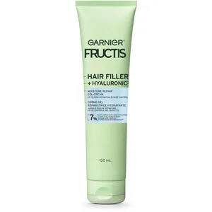 Garnier Fructis Hair Filler + Hyaluronic Acid Cream-Gel for Curly & Wavy Hair, 100 Hours Frizz Control