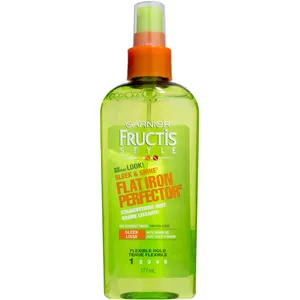 Garnier Fructis Style Sleek and Shine Flat Iron Perfector - 48 Hour Straight Finish with Argan Oil