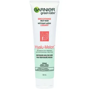 Garnier Green Labs Smoothing Milky Wash Hyalu-Melon 130ml for Smooth Glowing Skin